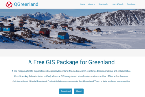 QGreenland Website Screenshot