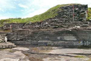 Archaeological dig on Rousay, by Dr Julie Bond and Dr Steve Dockrill, University of Bradford
