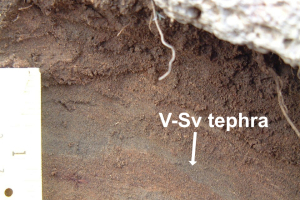 9th and 10th century tephra layers at Sveigakot, near Mývatn