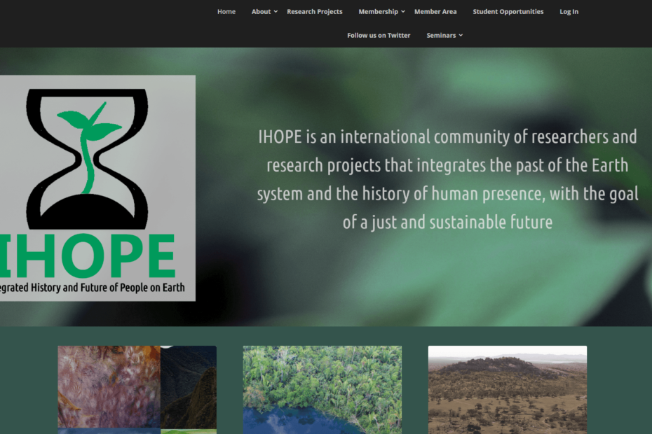 IHOPE Website Screenshot