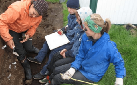 Kids learning about tools