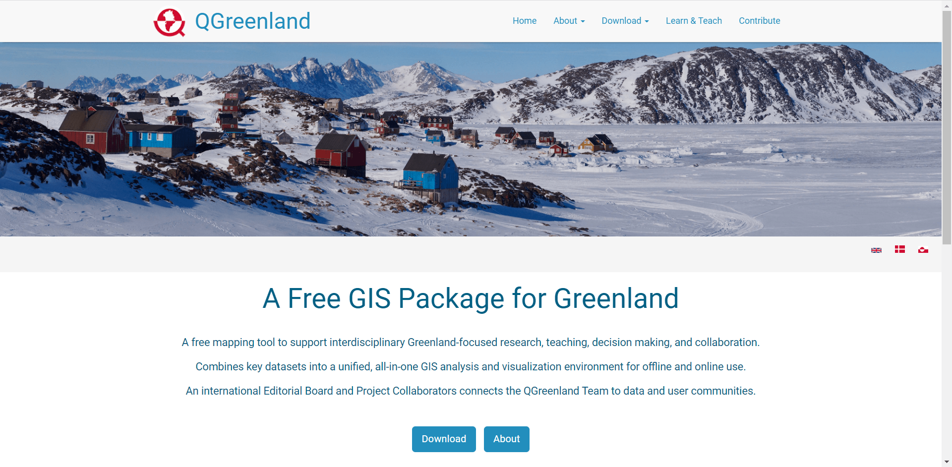 QGreenland - A Free GIS Package for Greenland