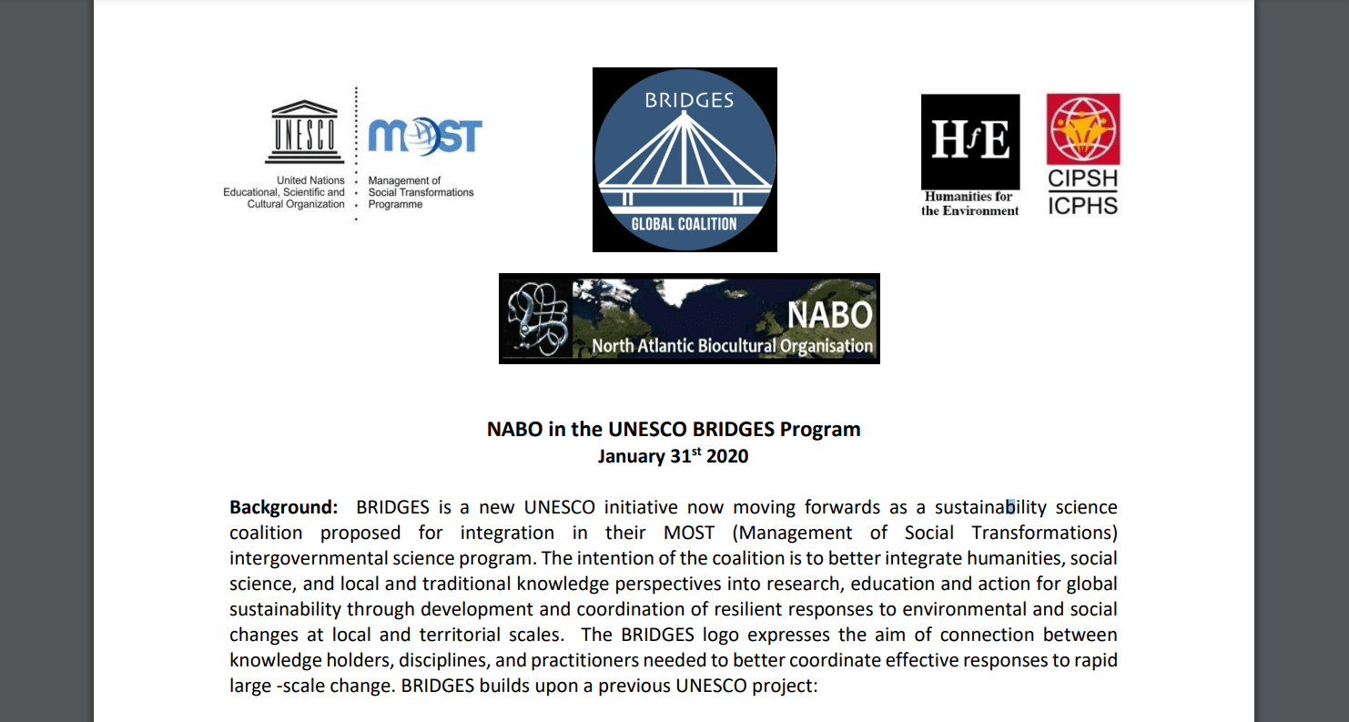 NABO in the UNESCO BRIDGES Program