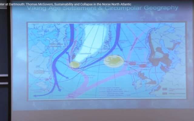 Screenshot from Tom McGovern's 2013 Stefansson Memorial Lecture