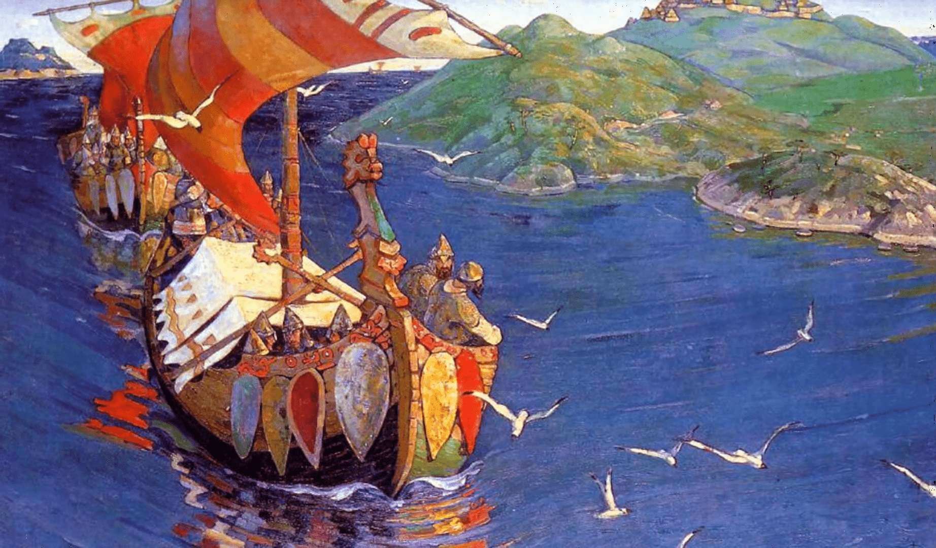 Viking Ships. YouTube Screenshot from Bedtime History.