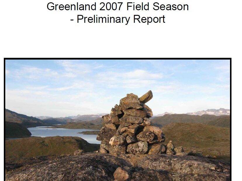 Greenland 2007 Field Report