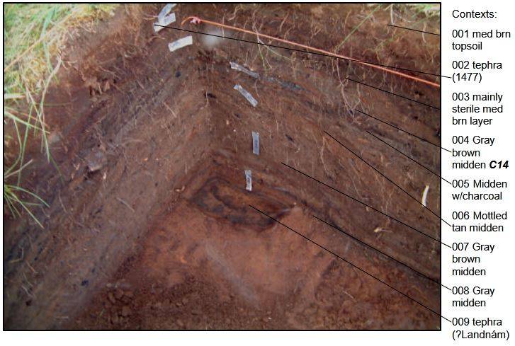 Photograph of Selhagi test pit J