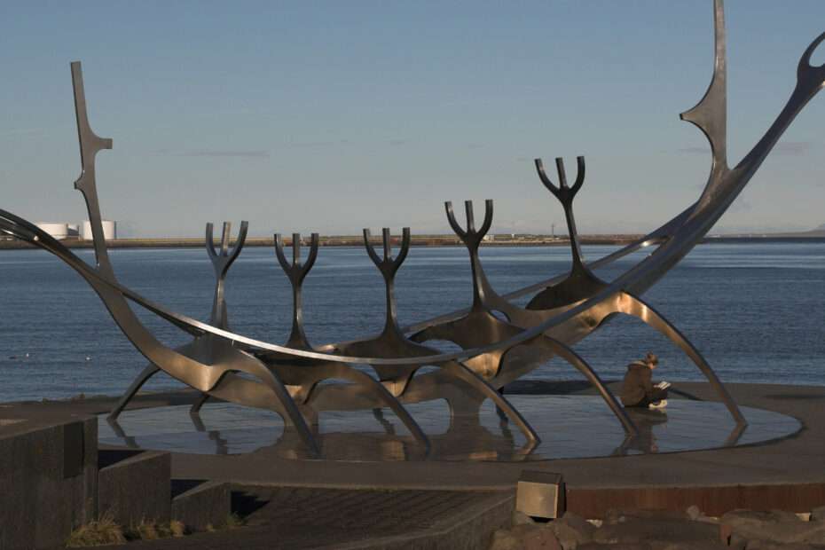 Photograph of the The Sun Voyager (Sólfar), Sæbraut, Reykjavík