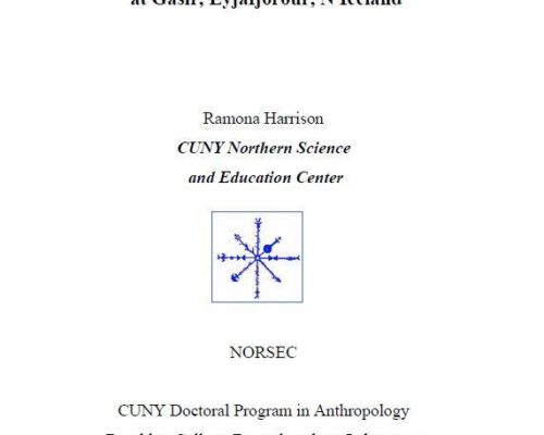 Interim Report of faunal analysis from the 2005 Excavations at Gásir, Eyjafjörður, N Iceland