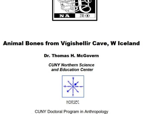 Animal Bones from Vígishellir Cave, W Iceland