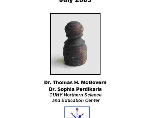 Midden Investigations at Holt, S Iceland July 2003