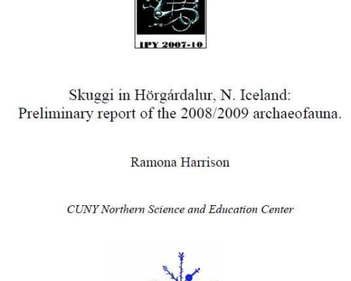 Skuggi in Hörgárdalur, N. Iceland: Preliminary report of the 2008/2009 archaeofauna